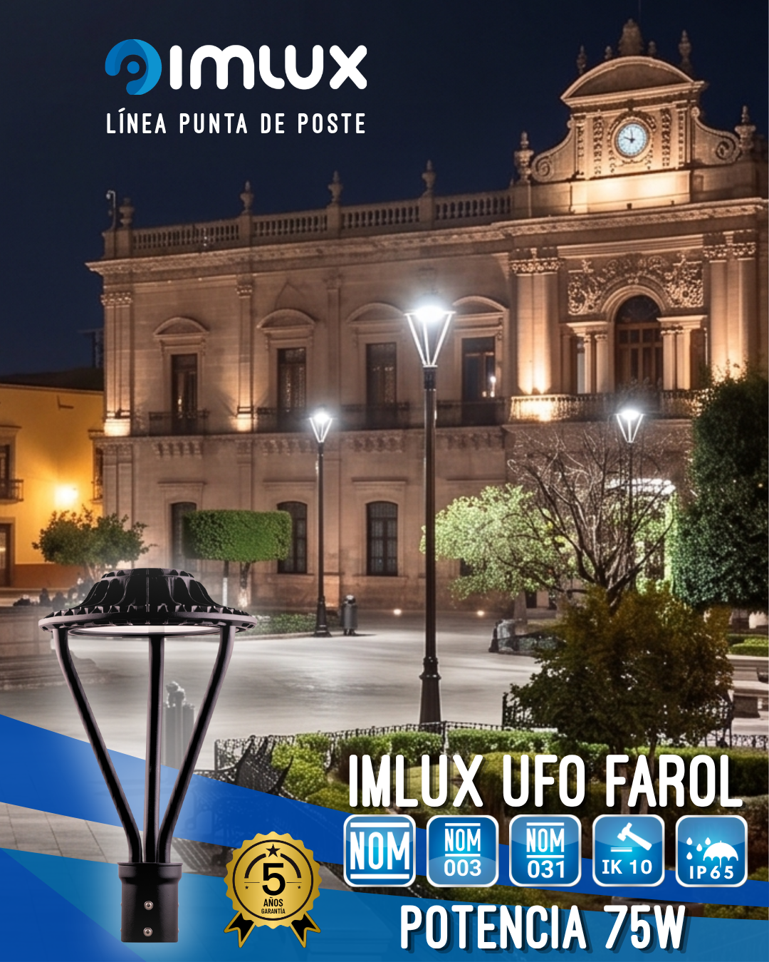 POST UFO FAROL INSTALADA